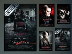 Sweeney Todd The Demon Barber of Fleet Street Movie Poster 2023 FilmDune Room Decor Wall ArtPoster GiftCanvas prints.jpg