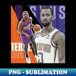 Terrence Ross basketball Paper Poster Suns 7 - Sublimation-Ready PNG File - Capture Imagination with Every Detail