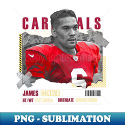 James Conner Football Paper Poster Cardinals 10 - Professional Sublimation Digital Download - Stunning Sublimation Graphics