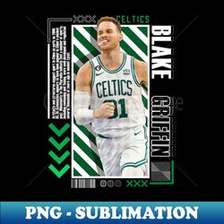 Blake Griffin basketball Paper Poster Celtics  9 - Exclusive PNG Sublimation Download - Perfect for Sublimation Mastery