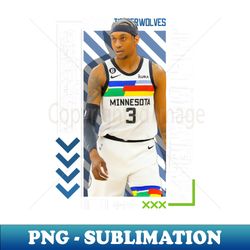 Jaden McDaniels basketball Paper Poster Timberwolves 9 - Exclusive PNG Sublimation Download - Instantly Transform Your Sublimation Projects