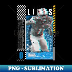 Marvin Jones Jr Football Paper Poster Lions 8 - Sublimation-Ready PNG File - Perfect for Creative Projects