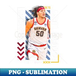 Aaron Gordon basketball Paper Poster Nuggets 9 - Aesthetic Sublimation Digital File - Perfect for Sublimation Art