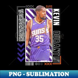 Kevin Durant basketball Paper Poster Suns 9 - High-Resolution PNG Sublimation File - Spice Up Your Sublimation Projects