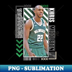Khris Middleton basketball Paper Poster Bucks 9 - Instant Sublimation Digital Download - Instantly Transform Your Sublimation Projects