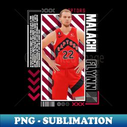 Malachi Flynn basketball Paper Poster Raptors 9 - Premium Sublimation Digital Download - Stunning Sublimation Graphics