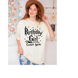 Custom Birthday Shirts For Women, Pottery Birthday Girl Shirt, Birthday Gifts For Her, Wizard Birthday Tee, Bday Gifts f