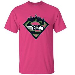 Seattle Seahawks Superman Logo T-Shirt