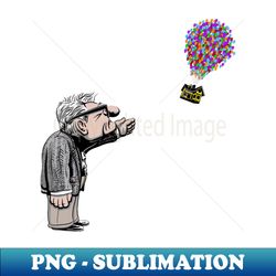 Balloon Carl - Exclusive PNG Sublimation Download - Perfect for Sublimation Mastery
