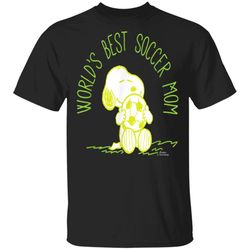Peanuts Snoopy Worlds Best Soccer Mom T-Shirt