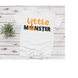 Little Monster Svg, Halloween svg, Halloween shirt svg, Cut File For Cricut and Silhouette