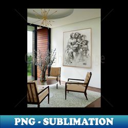 Leonardo room - Decorative Sublimation PNG File - Perfect for Sublimation Mastery