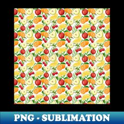 Fruit Pattern - Vintage Sublimation PNG Download - Perfect for Personalization