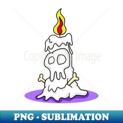 Skull candle - Signature Sublimation PNG File - Add a Festive Touch to Every Day