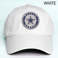 NFL Dallas Cowboys Embroidered Distressed Hat, NFL Cowboys Logo Embroidered Hat, NFLFootball Team Vintage Hat