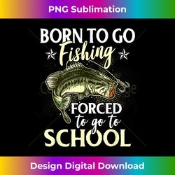 Funny Bass Fishing Graphic Kids Girls Boys Fisherm - Futuristic PNG Sublimation File - Customize with Flair