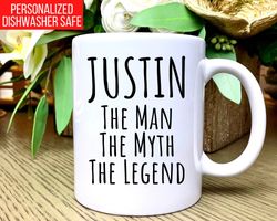 Personalized Mug, Personalized Coffee Mug for Men, Personalized Gift for Him