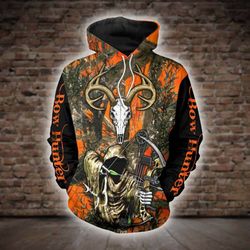 Bow Hunting All Over Printed Hoodie X241211