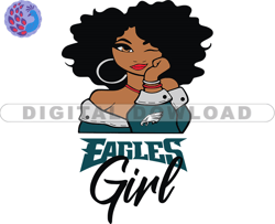 Eagles Girl Svg, Girl Svg, Football Team Svg, NFL Team Svg, Png, Eps, Pdf, Dxf file 25