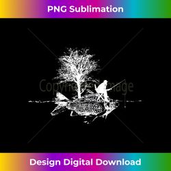 Wildlife Fishing Graphic  Fisherman Camping, Nature Desi - Edgy Sublimation Digital File - Rapidly Innovate Your Artistic Vision