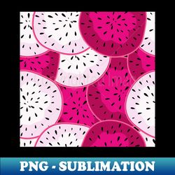 Cute naive simple food Dragon fruit patterns - Premium PNG Sublimation File - Create with Confidence