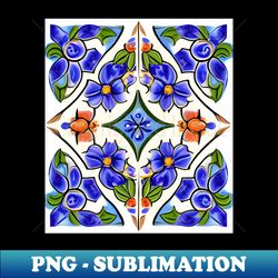 Mexican Floral Pattern - Special Edition Sublimation PNG File - Create with Confidence