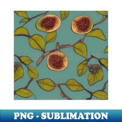 Fig Fruit Pattern - Retro PNG Sublimation Digital Download - Defying the Norms
