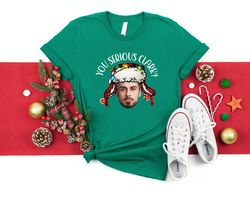Custom Photo Christmas Shirt, You Serious Clark T-Shirt, Christmas Vacation Shirt, Funny Xmas Shirt, Personalized Holida