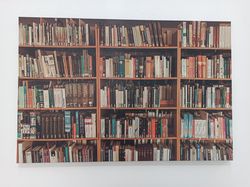 Library Wall Art, Library Canvas, Photo Books Print, Photo Books Art, Wall Print Canvas, Photo Books, Books Canvas, Fram