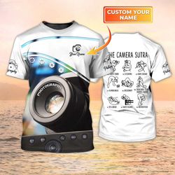 Personalized 3D Photography Tees: Capture Memories with Camera Shirt - The Camera Sutra