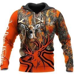 Deer Hunting 3D All Over Printed hoodie BT131215