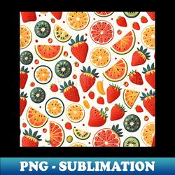 Fruit Pattern 2 - Instant PNG Sublimation Download - Spice Up Your Sublimation Projects