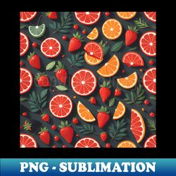 Fruit Pattern 4 - PNG Transparent Sublimation File - Capture Imagination with Every Detail