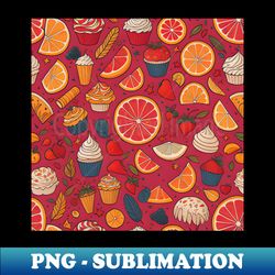 Fruit Pattern 1 - Exclusive Sublimation Digital File - Bring Your Designs to Life