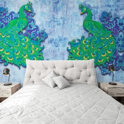 Bedroom Decoration with Easy-to-Apply 3D Peel and Stick Wallpaper
