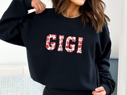 Strawberry Gigi Sweatshirt, Strawberry Sweater for Gigi, Mothers Day G