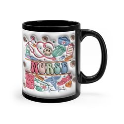 Nurse 3D Mugs, Coffee Cup