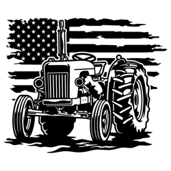 USA Farm Tractor svg, US Tractor svg,
