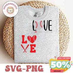 Love Baseball SVG | Baseball Lover SVG | Baseball Love SVG | Love Baseball Cut File | Love Baseball Clipart | Love Baseb