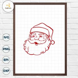 Vintage Santa svg, Old School Father Christmas, Santa Claus Svg, Instant download, digital download, Santa png, cricut -