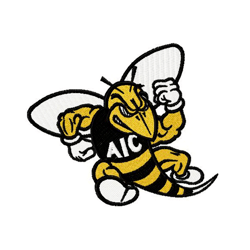 Aic Yellow Jackets Embroidery Design