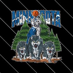 Minnesota Timberwolves Skeleton Basketball PNG File Digital