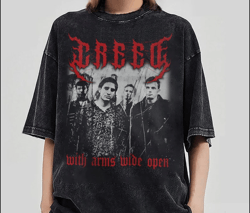 Vintage Creed Band Shirt, Creed Band Tour Shirt, Graphic Vintage Sweatshirt, 2024 Music Concert Tee, y2k band shirt, gif