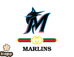 Miami Marlins PNG, Gucci MLB PNG, Baseball Team PNG,  MLB Teams PNG ,  MLB Logo Design 25