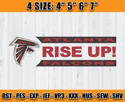 Atlanta Falcons Embroidery, NFL Falcons Embroidery, NFL Machine Embroidery Digital, 4 sizes Machine Emb Files-03-jennie