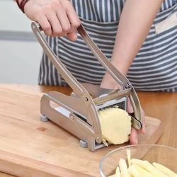 Potato Slicer Household Practical Stainless Steel Kitchen Gadgets Vegetable Cutting Tool