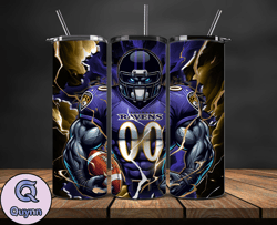 Baltimore Ravens Tumbler Wraps, Logo NFL Football Teams PNG,  NFL Sports Logos, NFL Tumbler PNG Design by Quynn Store 3