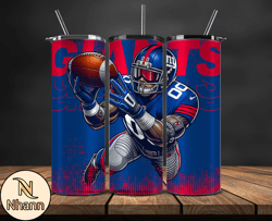 New York Giants NFL Tumbler Wraps, Tumbler Wrap Png, Football Png, Logo NFL Team, Tumbler Design by Nhann Store 24
