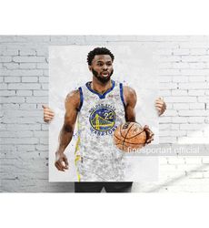 Andrew Wiggins Poster, Canvas Wrap, Basketball framed print,