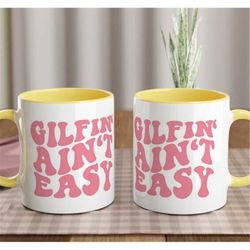 Funny GILF Coffee Mug, Racy Mom Gift, Adult Humor Cup, Unique Mother's Day Gift, Ceramic Tea Mug, Funny Mom Gift, Gift f